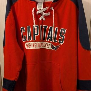 Washington capitals lace up hoodie